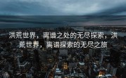 洪荒世界，离谱之处的无尽探索，洪荒世界，离谱探索的无尽之旅