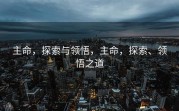主命，探索与领悟，主命，探索、领悟之道