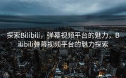 探索Bilibili，弹幕视频平台的魅力，Bilibili弹幕视频平台的魅力探索