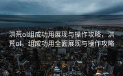 洪荒ol组成功用展现与操作攻略，洪荒ol，组成功用全面展现与操作攻略