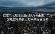 探索Tag游戏论坛的魅力与未来，Tag游戏论坛的魅力及未来发展探索