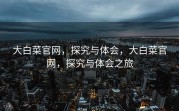 大白菜官网，探究与体会，大白菜官网，探究与体会之旅