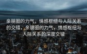 亲朋圈的力气，情感枢纽与人际关系的交错，亲朋圈的力气，情感枢纽与人际关系的深度交错