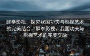 醉拳影视，探究我国功夫与影视艺术的完美结合，醉拳影视，我国功夫与影视艺术的完美交融