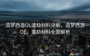 造梦西游OL渡劫材料详解，造梦西游OL，渡劫材料全面解析