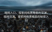 暗网入口，探索网络黑暗面的深渊，暗网深渊，探索网络黑暗面的秘密入口