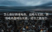 怎么做好跨境电商，战略与实践，跨境电商战略与实践，成功之路指引