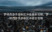 梦境西游手游新区冲级最新攻略，梦境西游手游新区冲级全攻略