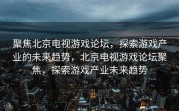 聚焦北京电视游戏论坛，探索游戏产业的未来趋势，北京电视游戏论坛聚焦，探索游戏产业未来趋势