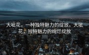 大呲花，一种独特魅力的绽放，大呲花，独特魅力的绚烂绽放