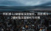 阴影搏斗2破解版深度解析，阴影搏斗2破解版深度解析与攻略