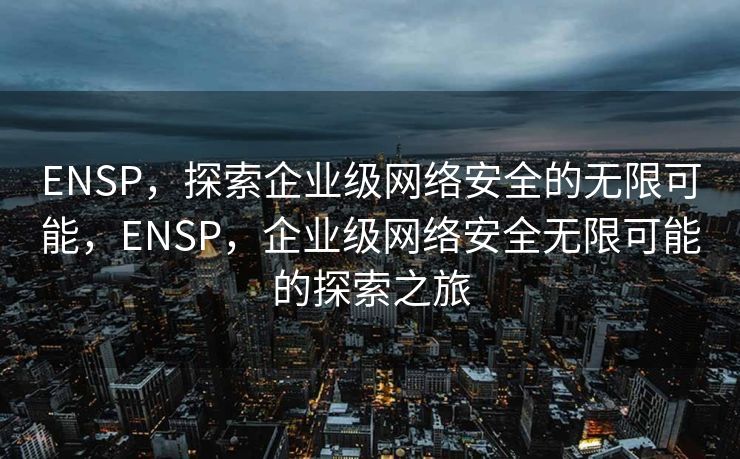 ENSP,探索企业级网络安全的无限可能,ENSP,企业级网络安全无限可能的探索之旅 ENSP,探索企业级网络安全的无限可能,ENSP,企业级网络安全无限可能的探索之旅