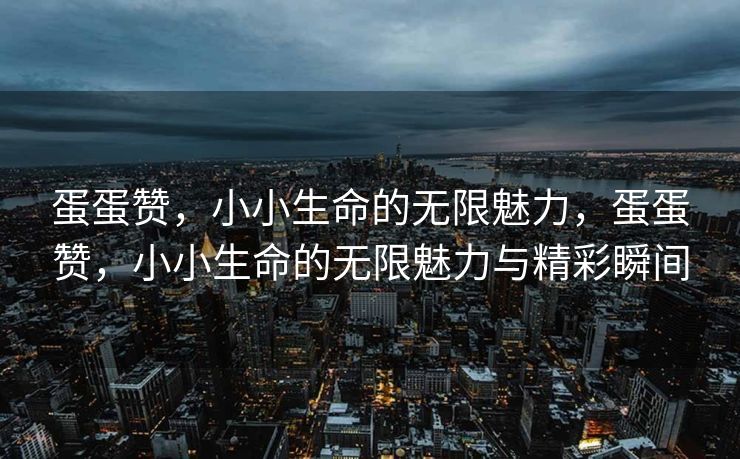 蛋蛋赞,小小生命的无限魅力,蛋蛋赞,小小生命的无限魅力与精彩瞬间 蛋蛋赞,小小生命的无限魅力,蛋蛋赞,小小生命的无限魅力与精彩瞬间