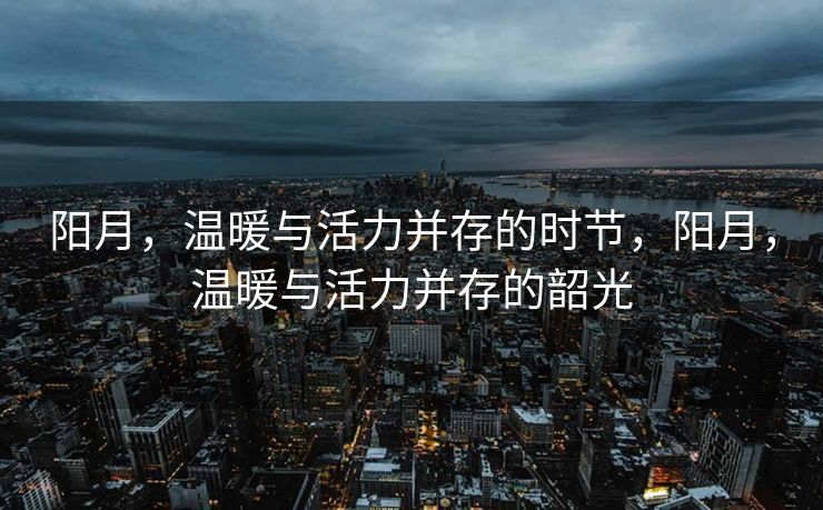 阳月，温暖与活力并存的时节，阳月，温暖与活力并存的韶光