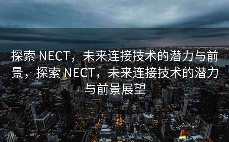 探索 NECT，未来连接技术的潜力与前景，探索 NECT，未来连接技术的潜力与前景展望